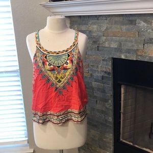 Coral Printed Tank